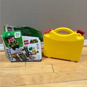 LEGO Super Mario w/ Mario and Luigi Starter Course Set - Lego storage Case
